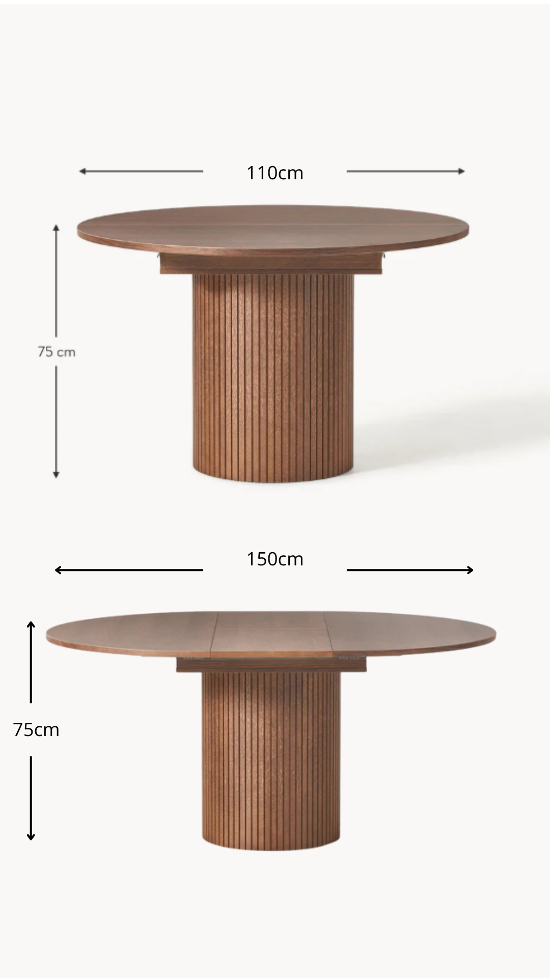 MESA DE COMEDOR EXTENDIBLE FILO