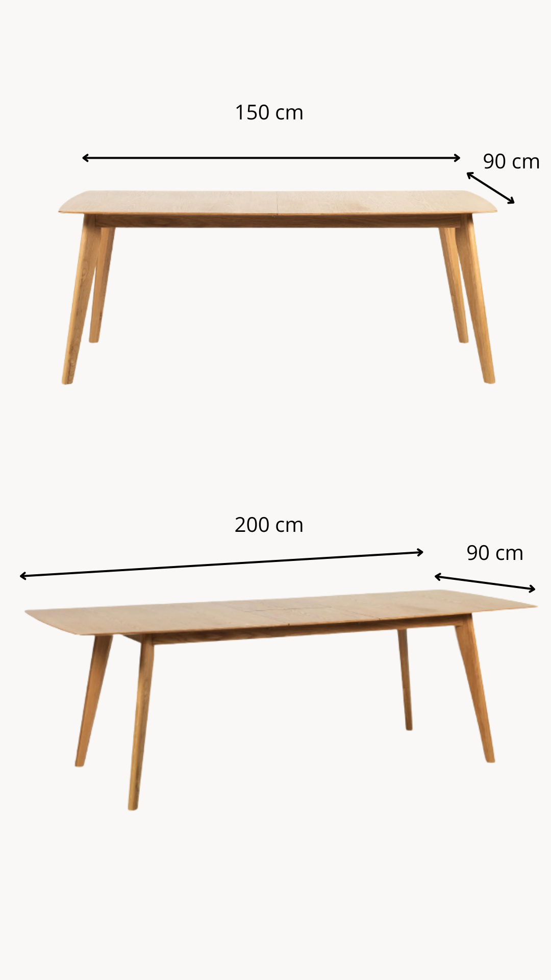 Mesa de comedor extensible Cirrus