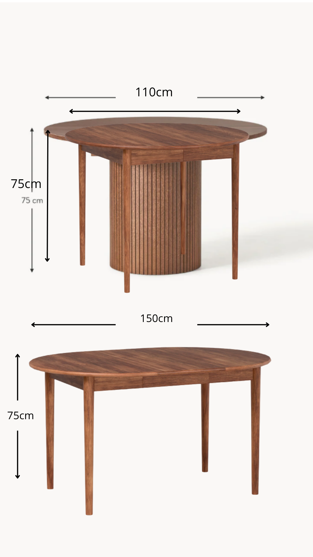 MESA DE COMEDOR EXTENDIBLE PAUL