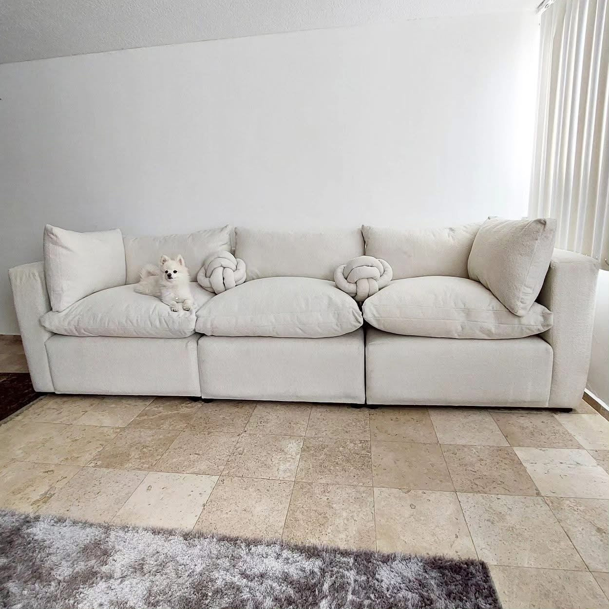 SOFA ACOLCHADO 3 MODULARES