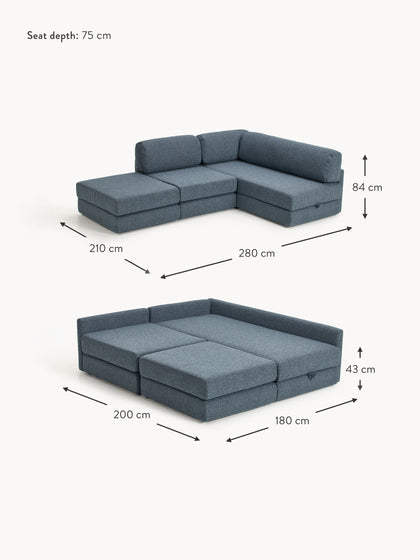 Sofa cama Seccional Ladina