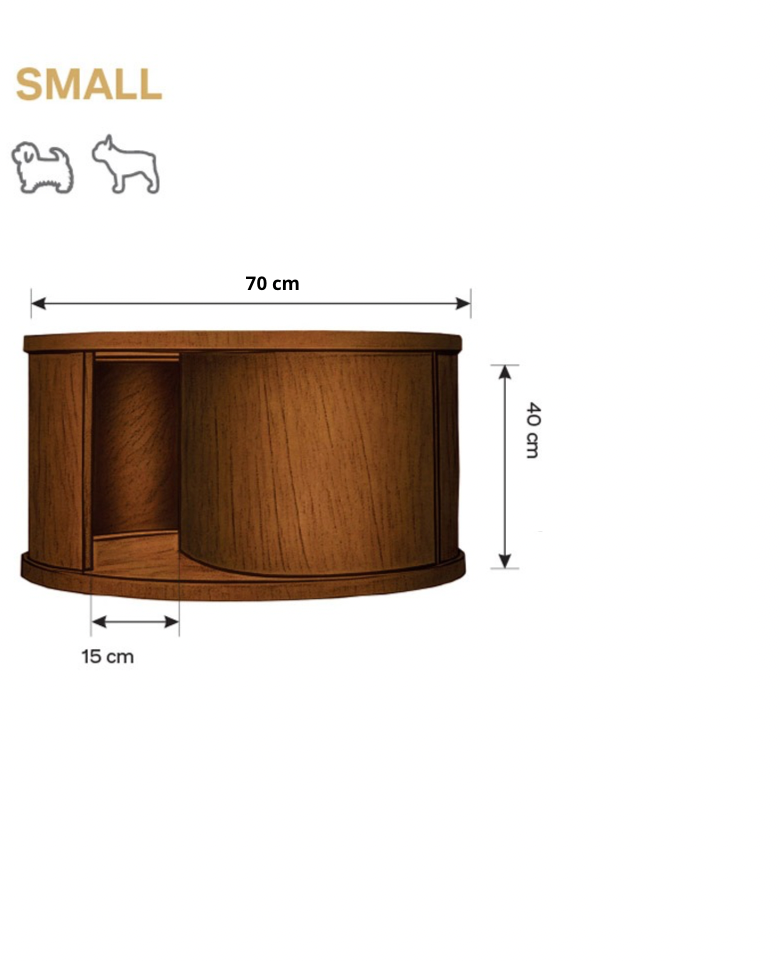 Mesa de centro Pequeña Petshouse