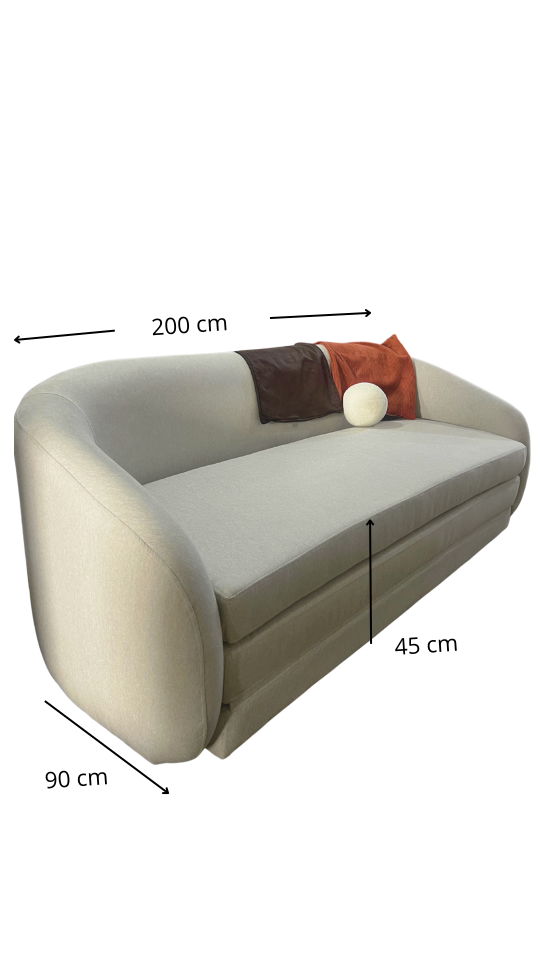 Sofa cama Curvo