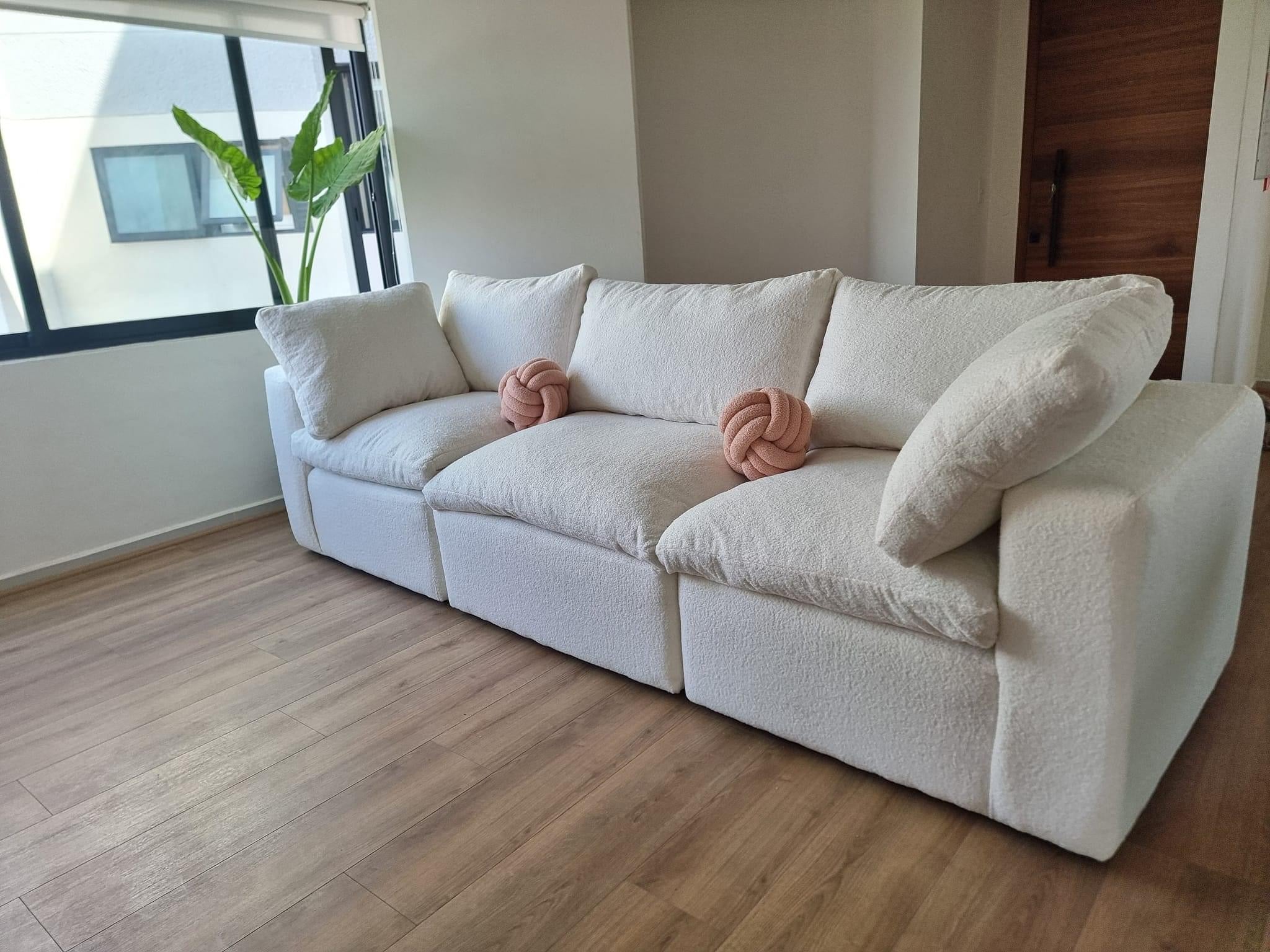 SOFA ACOLCHADO 3 MODULARES