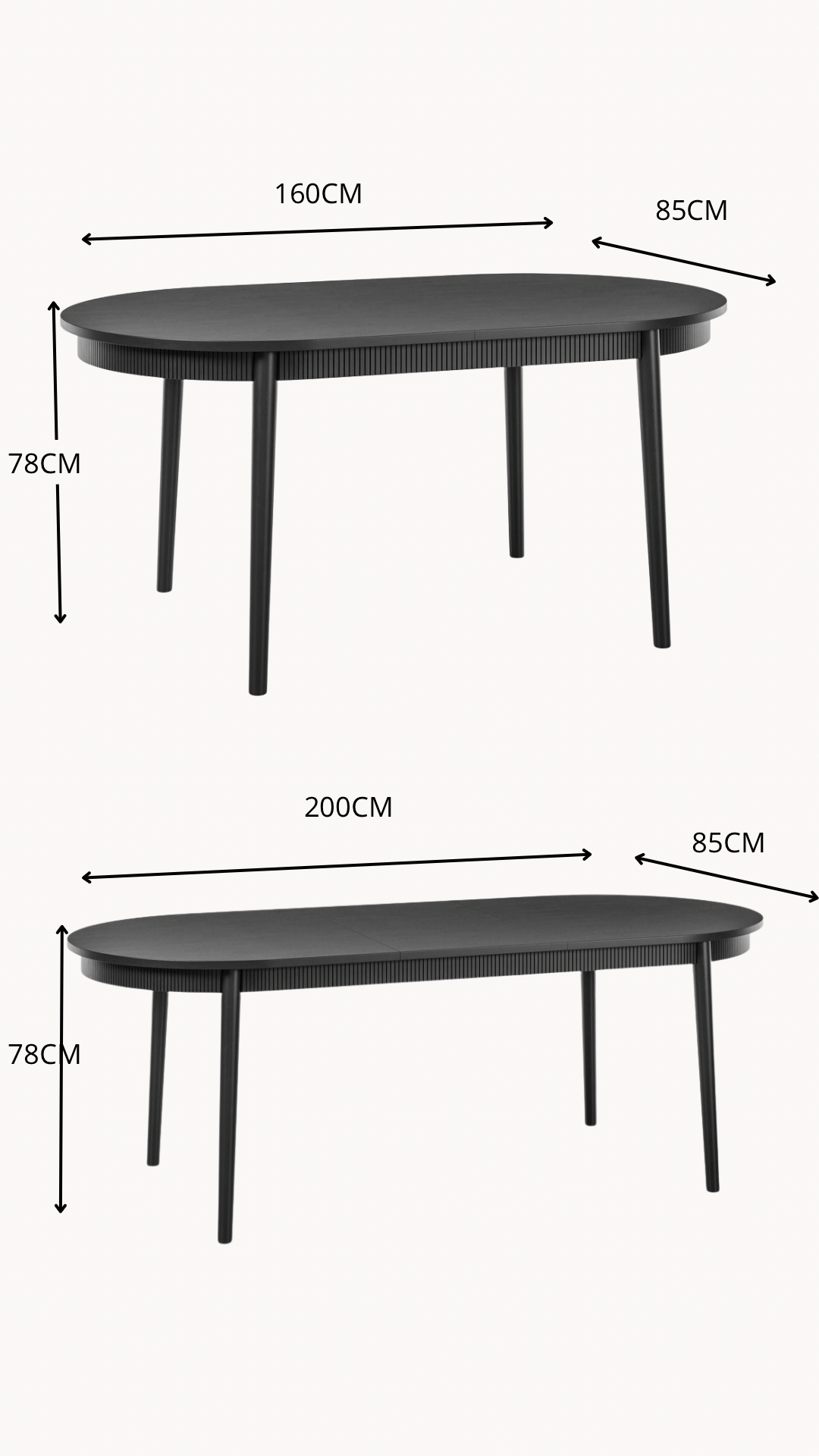 Mesa de comedor extendible Calary