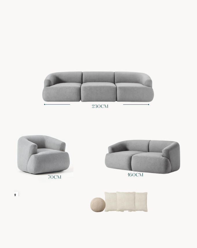 JUEGO DE SOFAS SOFIA