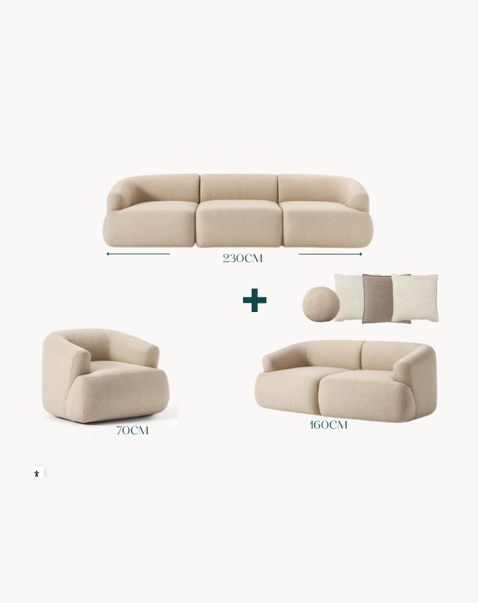 JUEGO DE SOFAS SOFIA