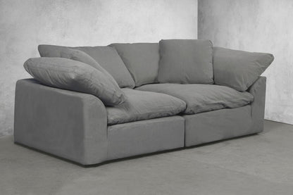 Sofa acolchado dos modulos