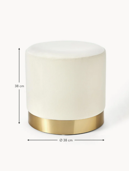 Puf de terciopelo Orchid