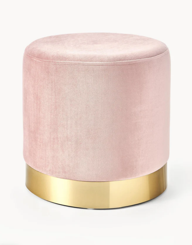 Puf de terciopelo Orchid