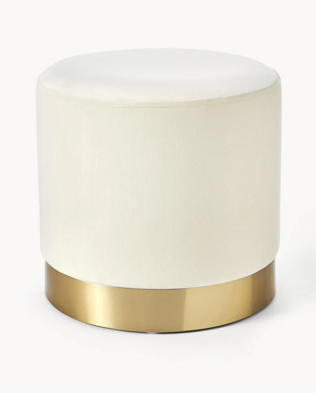 Puf de terciopelo Orchid