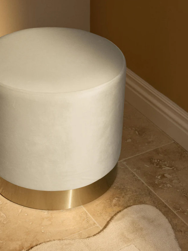 Puf de terciopelo Orchid