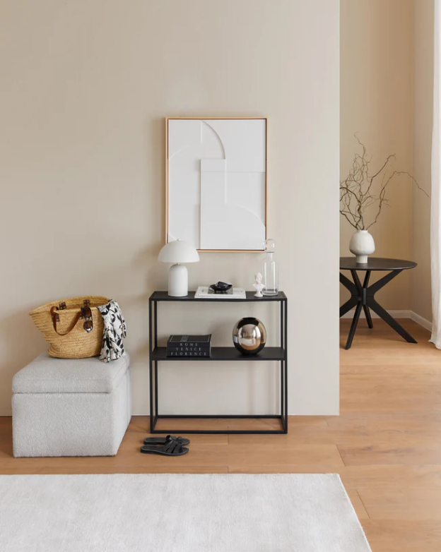 Puf con espacio de almacenamiento Winou