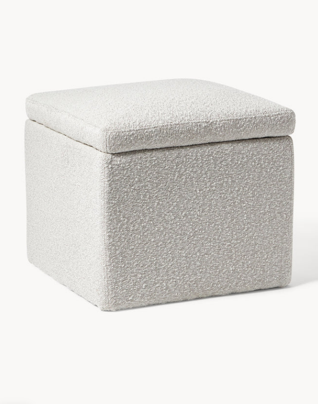 Puf con espacio de almacenamiento Winou