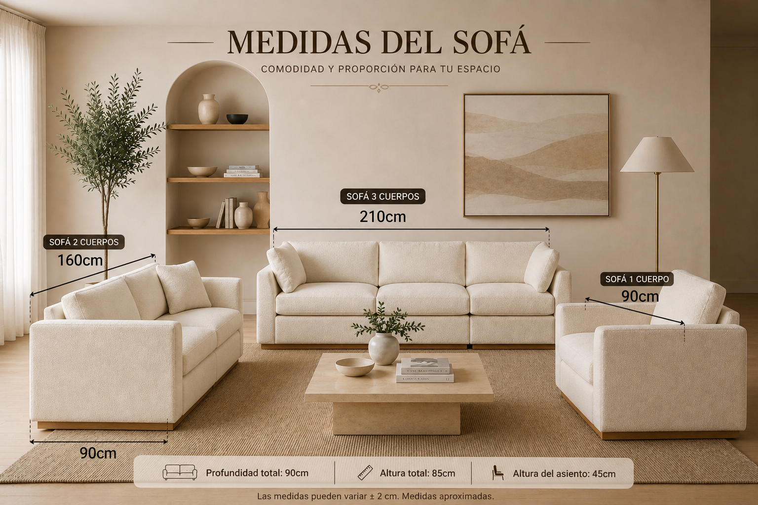 JUEGO DE SOFAS STORMO 3-2-1