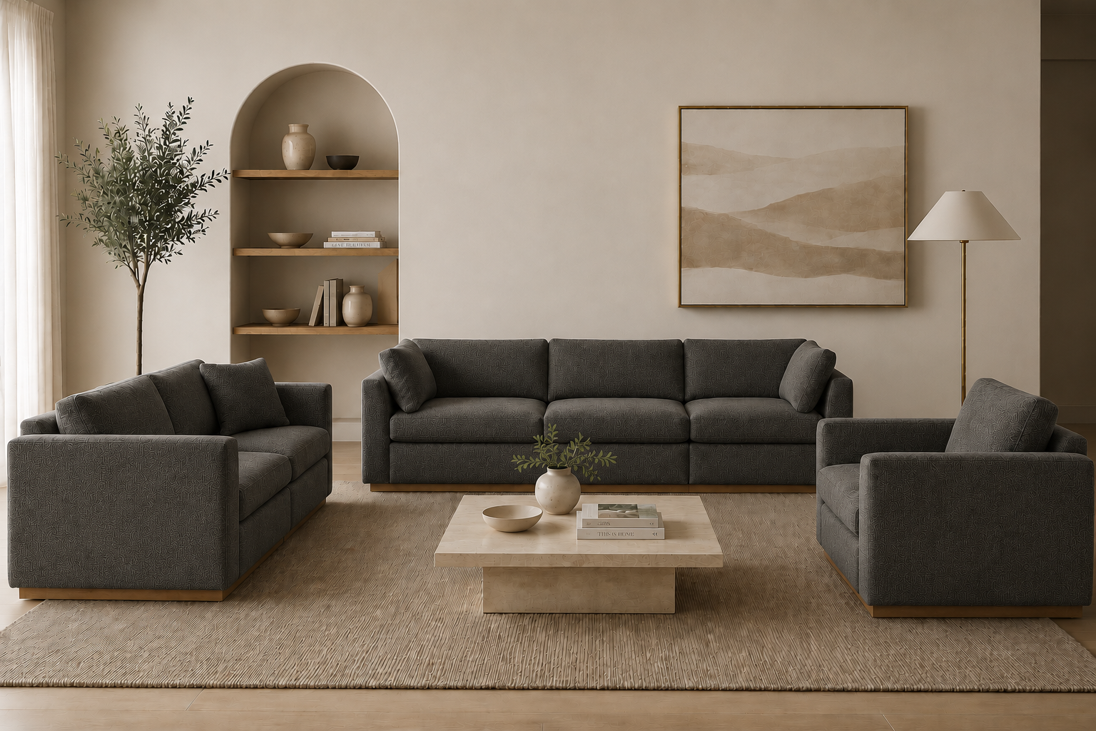JUEGO DE SOFAS STORMO 3-2-1