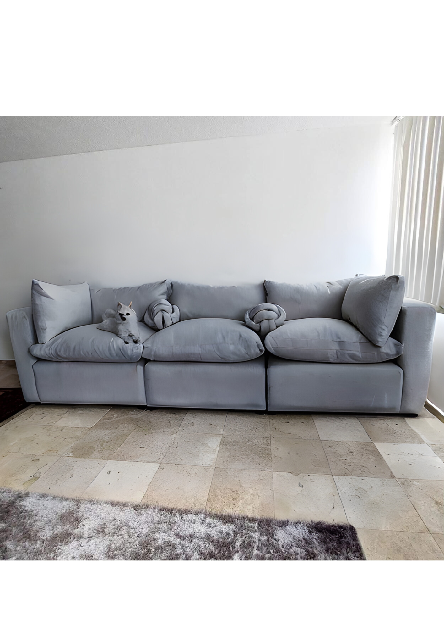 SOFA ACOLCHADO 3 MODULARES