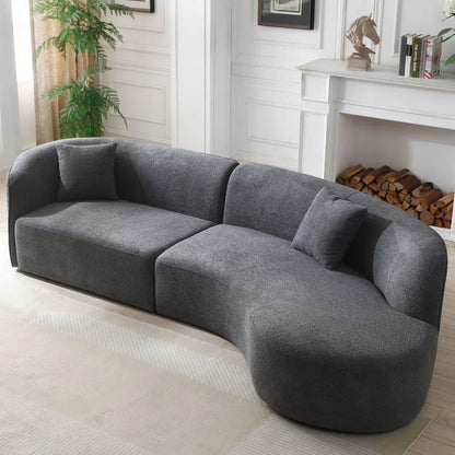 SOFA CURVO SOFT DOS PIEZAS