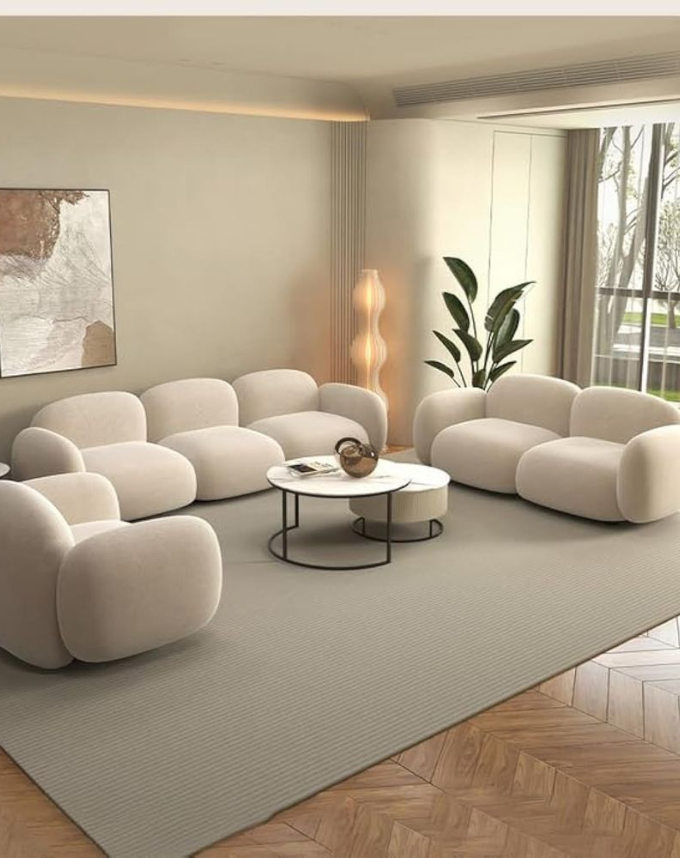 JUEGO DE SOFAS CAMEL